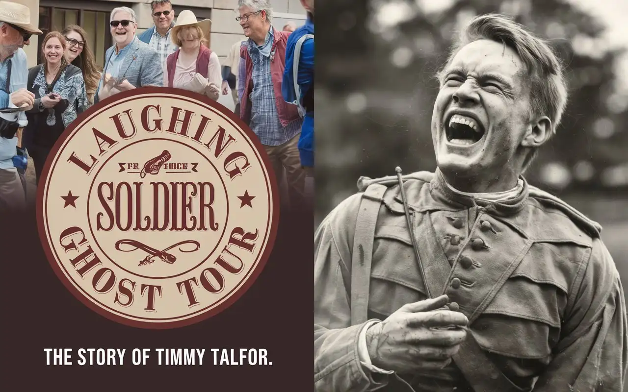 FamilyFriendly-Comedy-Ghost-Tour-in-Gettysburg-Laughing-Soldier-and-Tour-Group