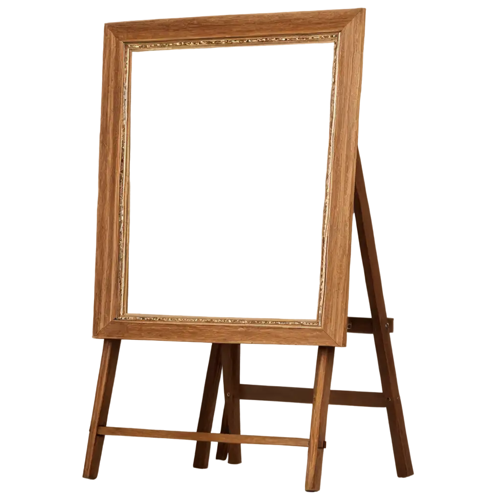 Photo-Frame-on-Stool-PNG-Image-HighQuality-Format-for-Creative-Design-and-Digital-Projects