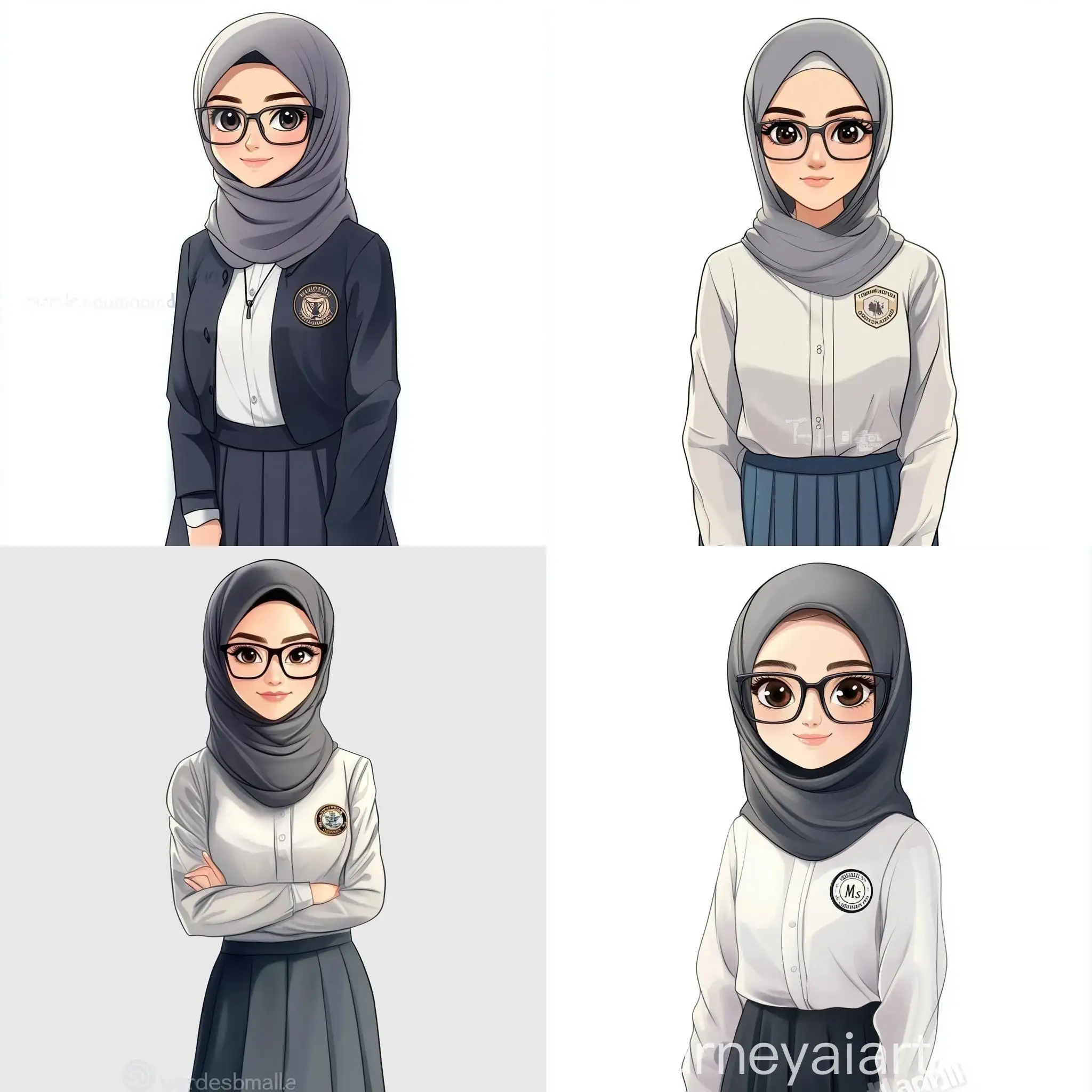 Elegant-Hijabi-English-Teacher-with-Ms-Hadil-Badge