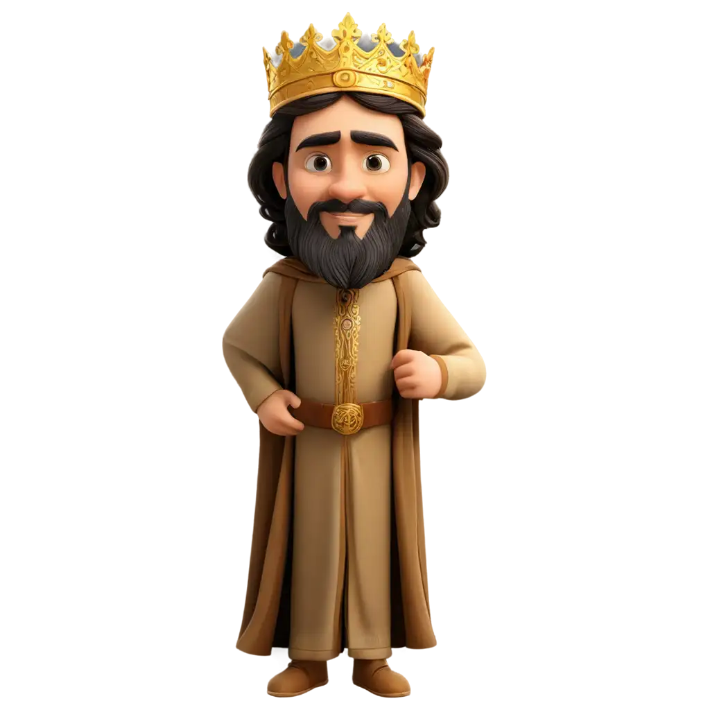 Cartoon-of-a-Middle-Eastern-King-PNG-Image-Majestic-Character-Illustration