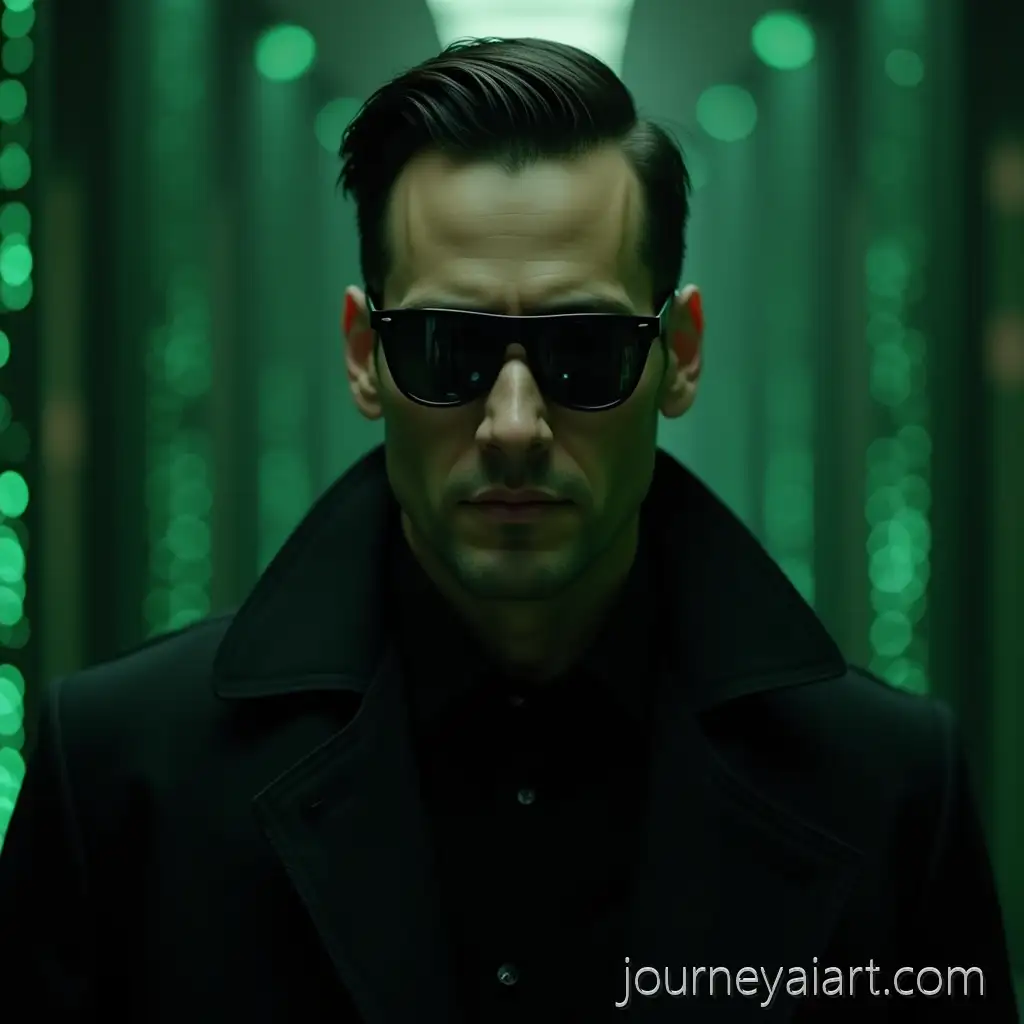 UltraRealistic-Cinematic-Portrait-of-Man-in-Matrix-World-with-Black-Trench-Coat-and-Sunglasses
