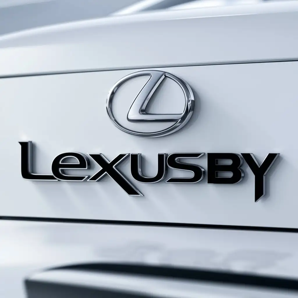 a logo design,with the text "LexusBY", main symbol:LexusBY,Moderate,be used in Auto industry,clear background