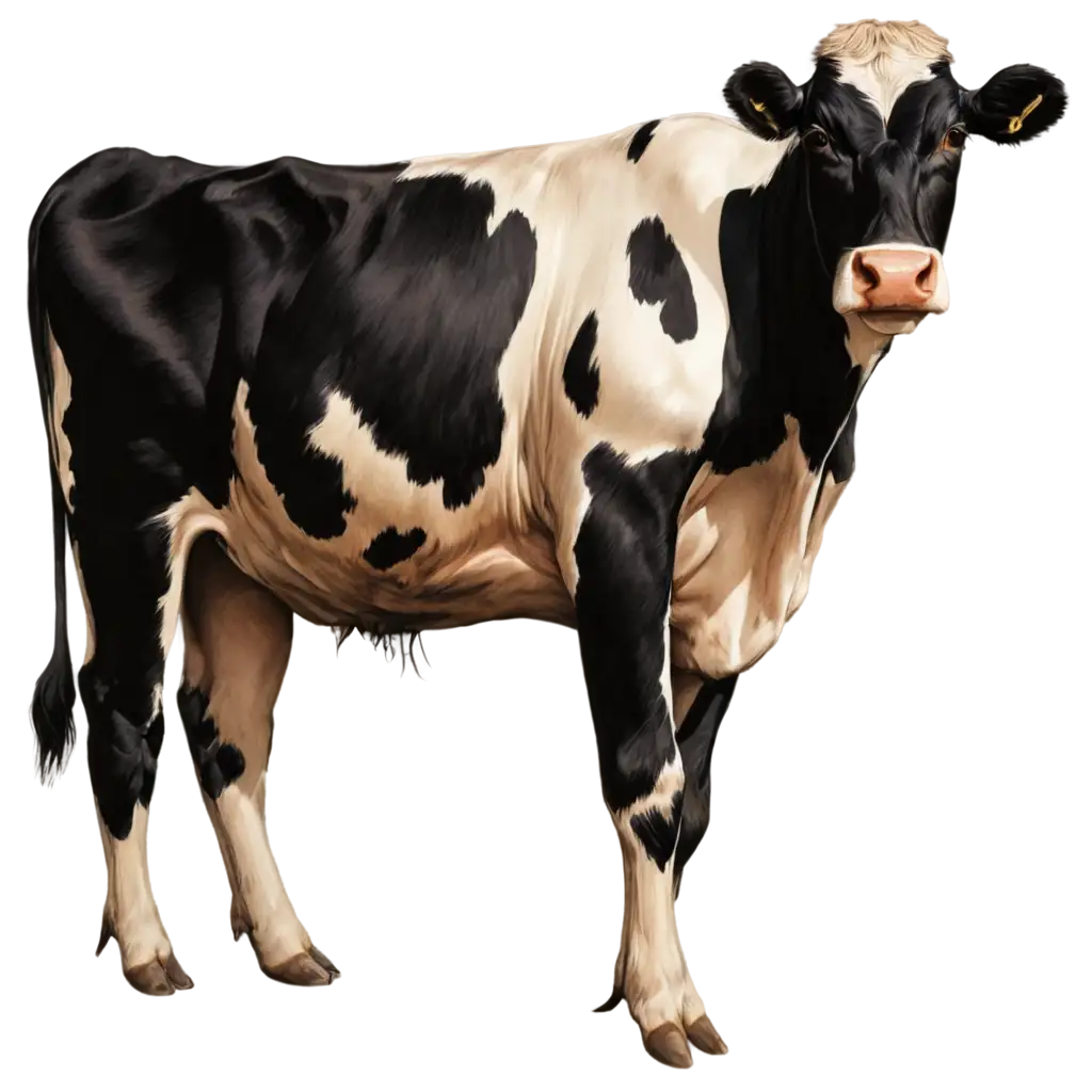 A real cow illustration