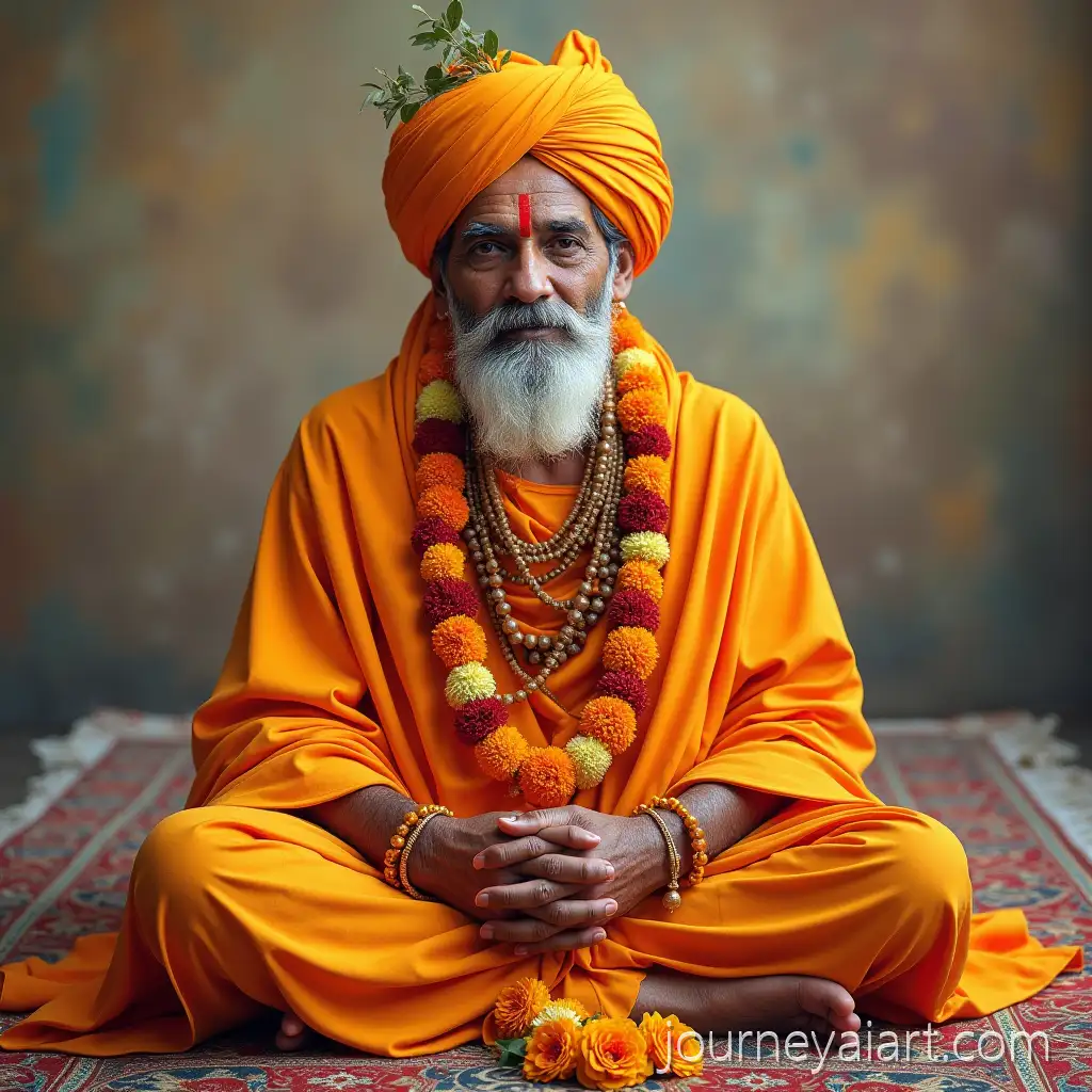 Bhagavan-Sitting-inAI-Image-Prompt-Expansion-Serene-Meditation