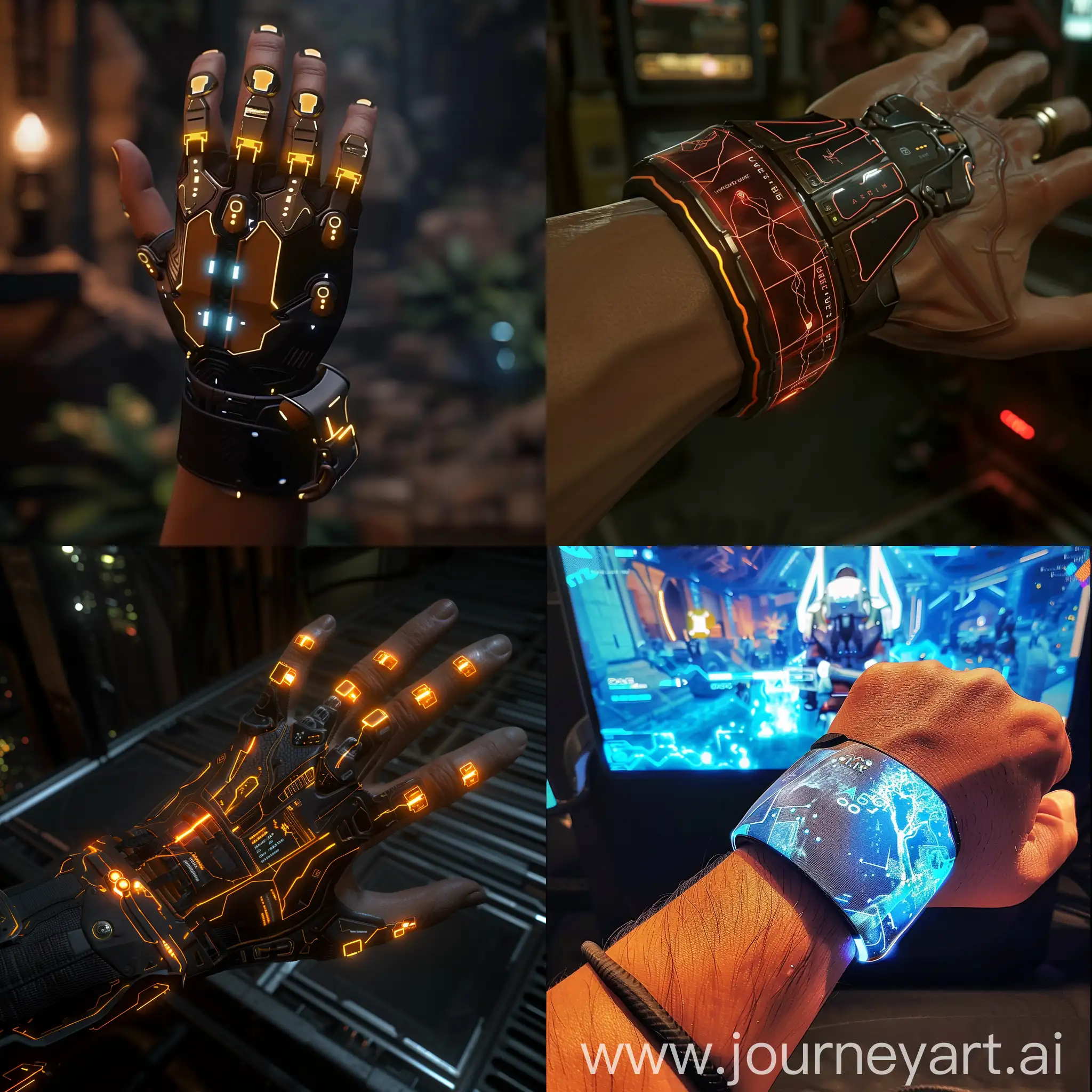 VR-Game-Player-Health-and-Stamina-Display-on-Wrist