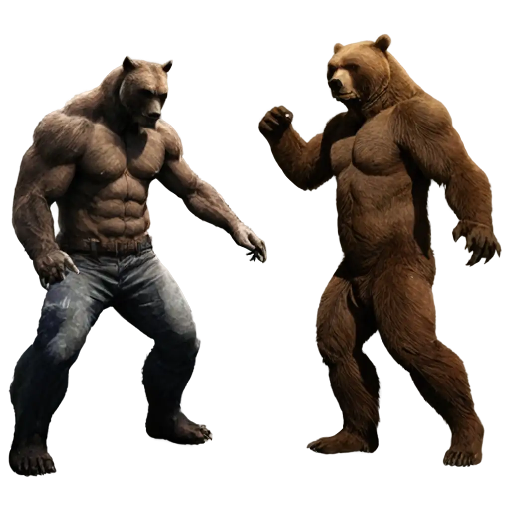 Anime-Warrior-vs-Anime-Grizzly-PNG-Image-Epic-Battle-Scene-Concept