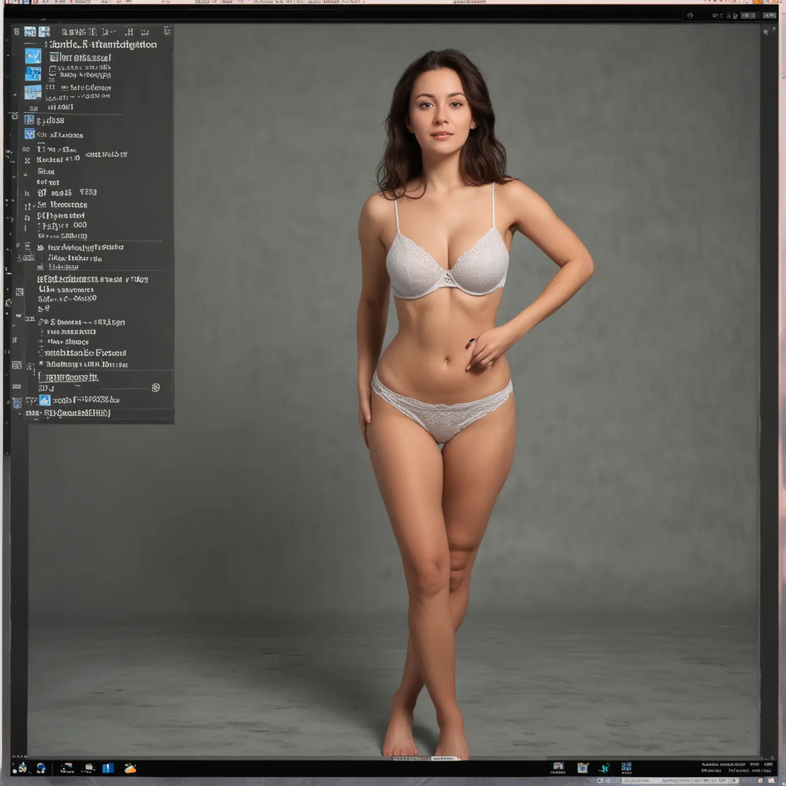 Generate an image, about slimming down the Windows system