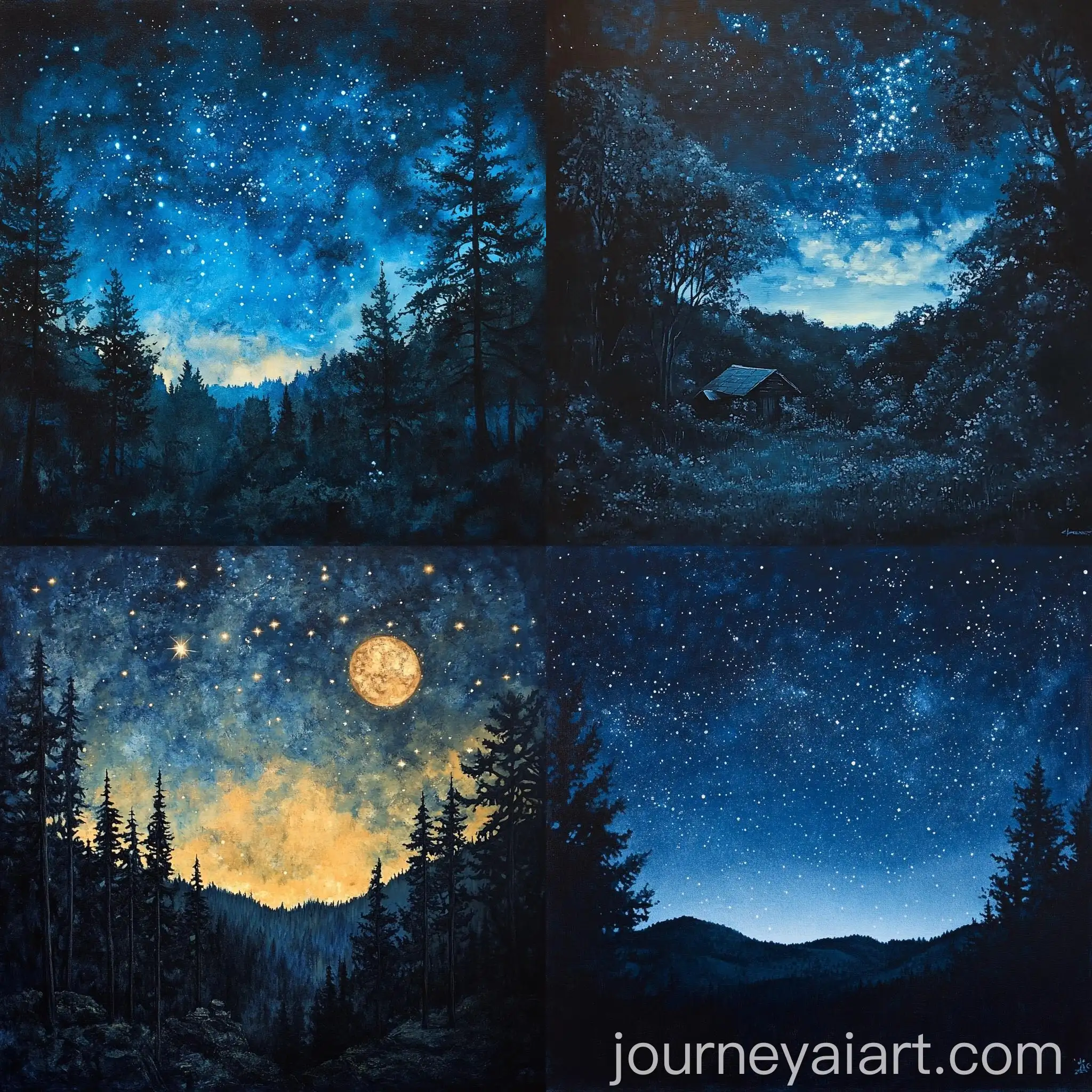 Starry-Night-Sky-with-Bright-Stars
