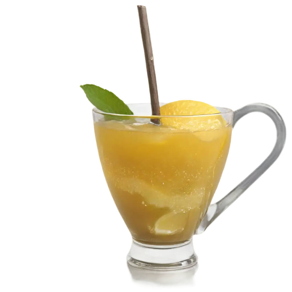 PNG-Image-Creation-Lemon-Tea-Ice-Art-Seamless-Full-UHD