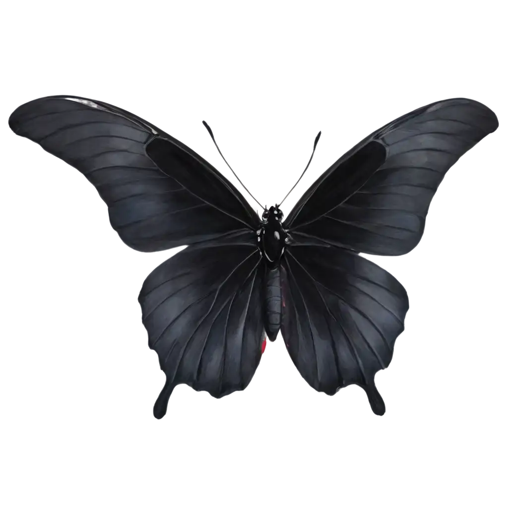 Black-Butterfly-PNG-Image-HighQuality-Transparent-Background-for-Versatile-Use