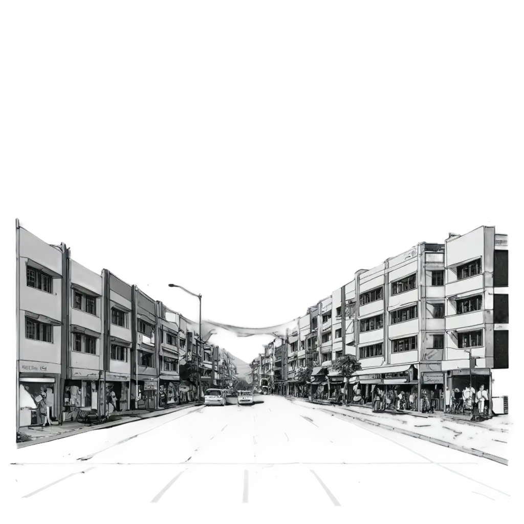 Kollam-Commercial-Area-Sketch-in-HighQuality-PNG-Format