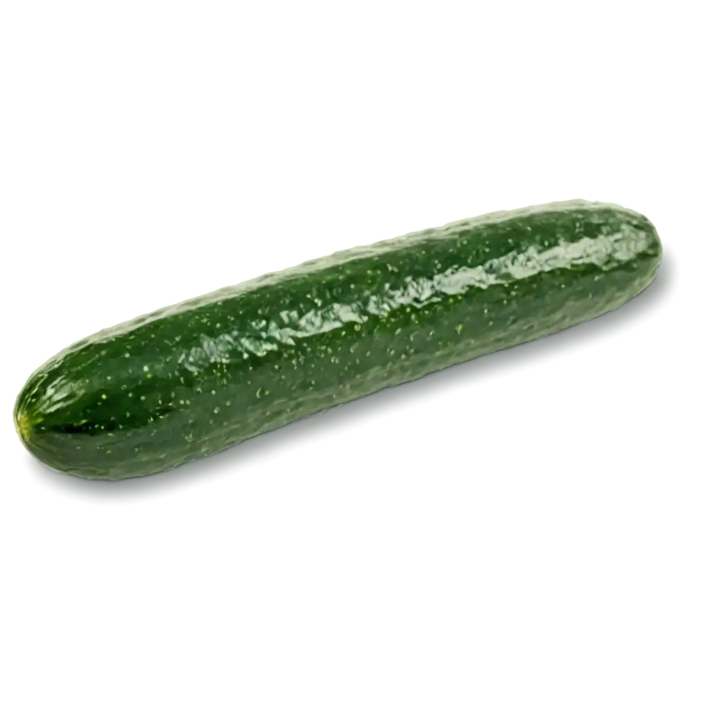 Fresh-and-Crisp-PNG-Image-of-a-Single-Cucumber-Ideal-for-Culinary-Websites-and-Healthy-Eating-Blogs