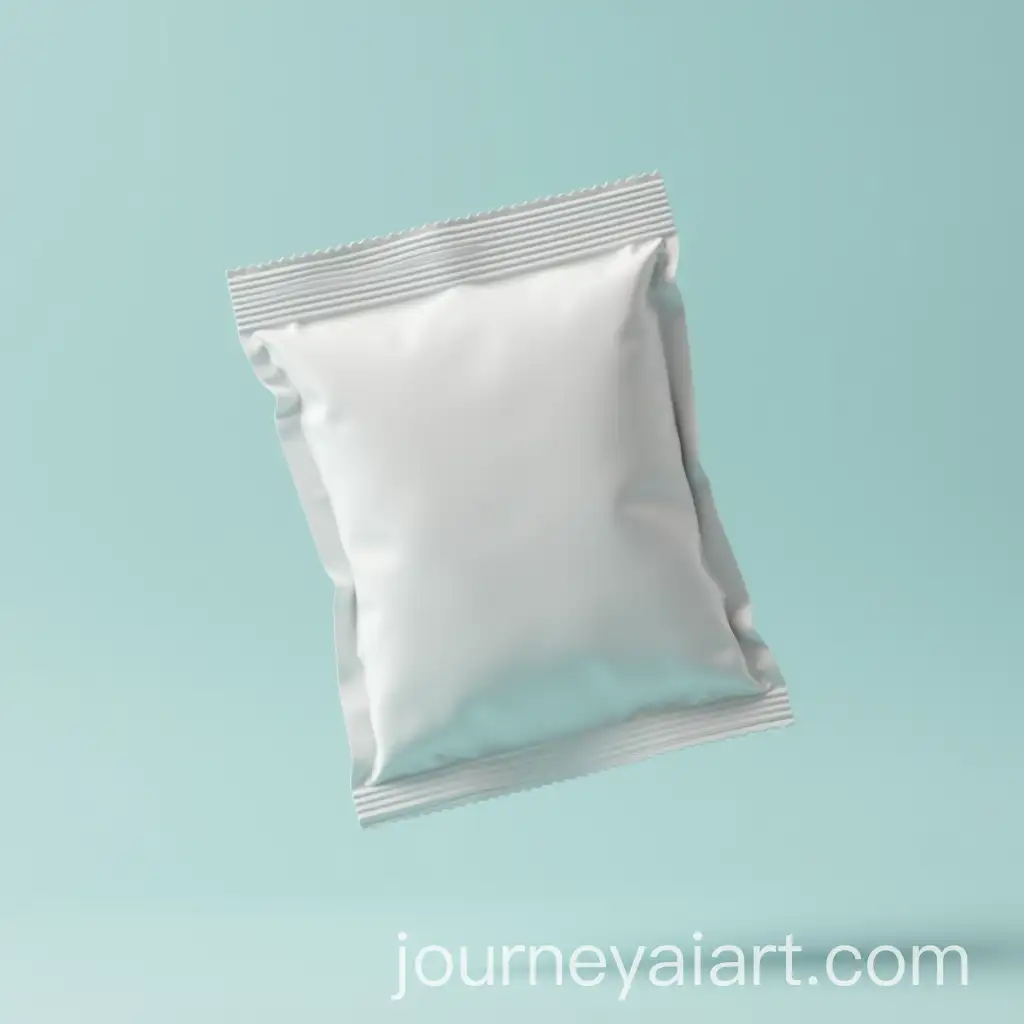 Mylar-Packet-Floating-in-MidAir-on-a-Clear-Background