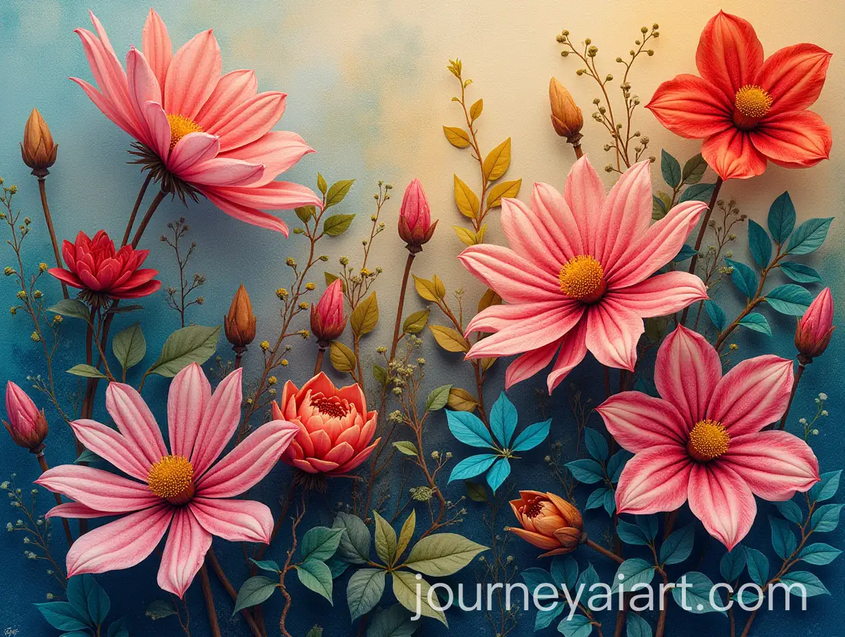 PsychedelicAI-Art-Prompt-Expansion-Watercolor-Plant-with-Bold-Metalcore-and-Classic-Academia-Aesthetic