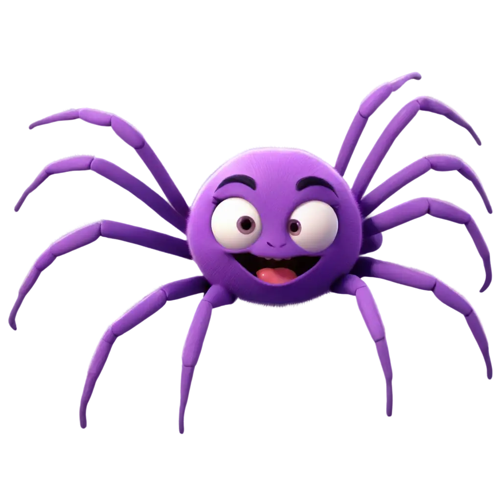 Cute-Purple-Spider-PNG-Image-Adorable-3D-Animation-for-Online-Engagement