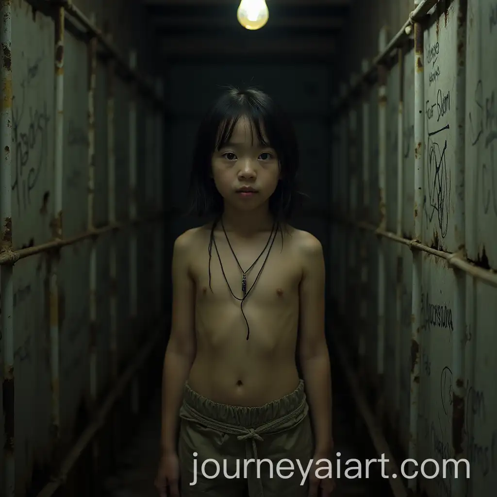 Teen-Girl-in-PostApocalyptic-Prison-Cell-With-Unyielding-Determination