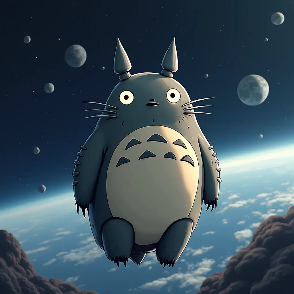 totoro in space