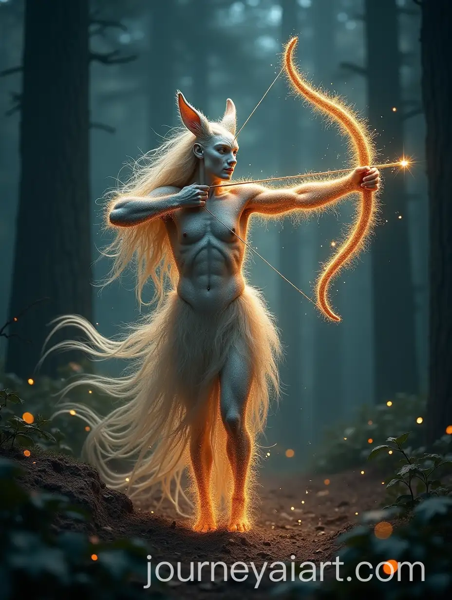 Sparkling-Sagittarius-Astrological-Sign-Fantasy-Creature-Hunting-in-Diamond-Woods