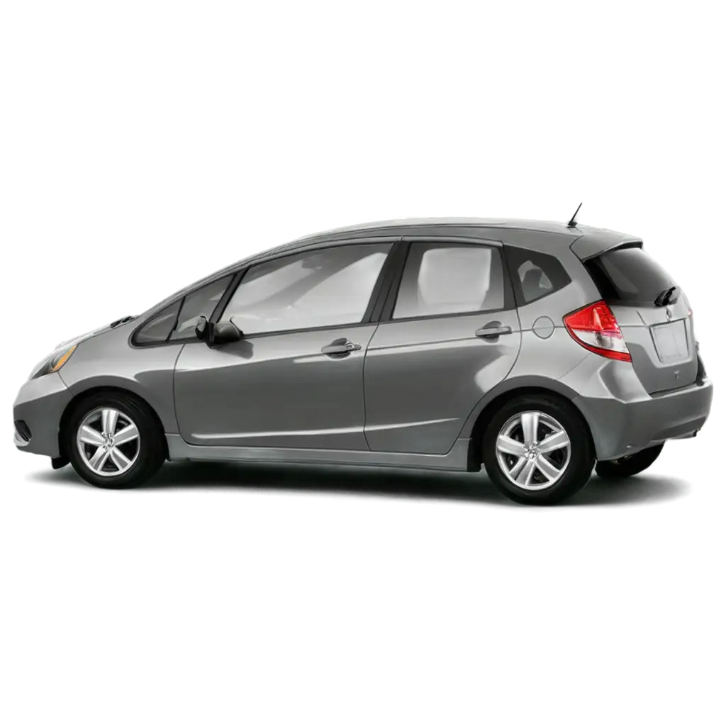 HighQuality-PNG-Image-of-a-Grey-Honda-Fit-Enhance-Your-Design-Projects