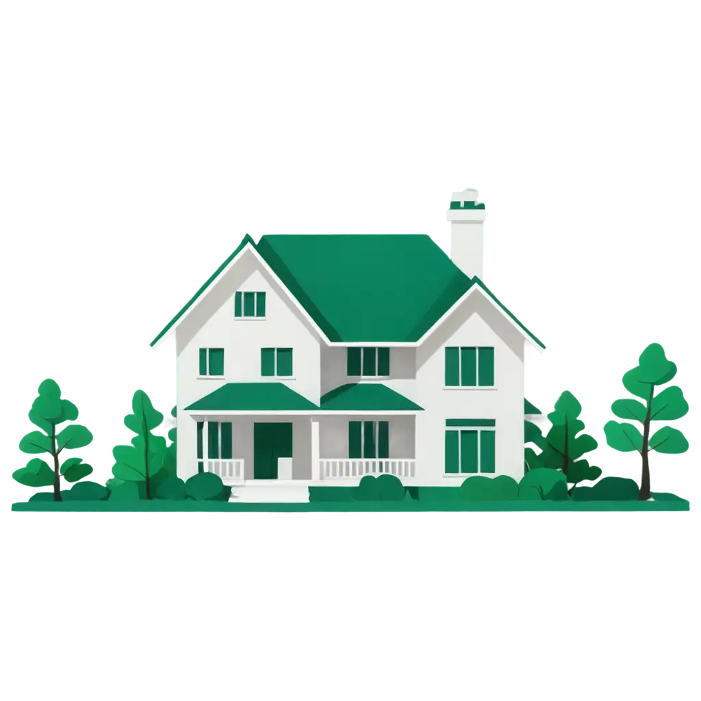 ModernPNG-Image-SEO-and-Usage-House-Illustration-PNG-with-Real-Estate-Growth-Symbolism-Clean-Minimal-Design