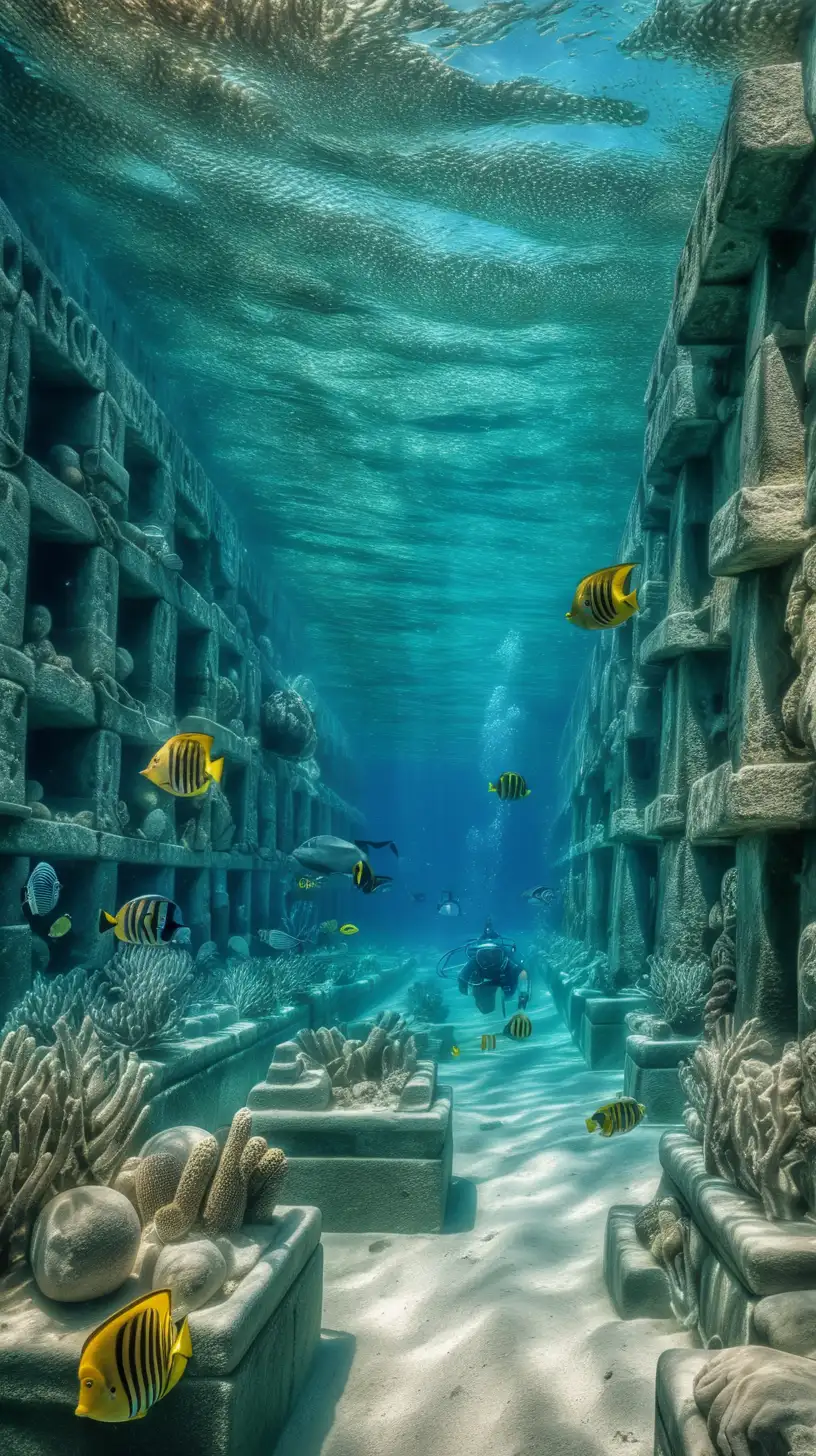 Ancient Underwater Ruins of Heracleion and Canopus in the Mediterranean Sea