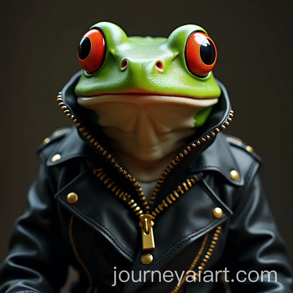 Punk-Frog-in-a-Leather-Jacket-with-Attitude