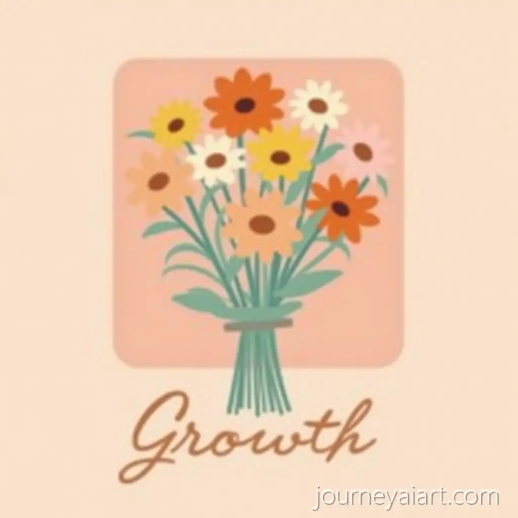 Vintage-Floral-Bouquet-with-Daisies-Poppies-and-Cosmos-on-Pink-Background