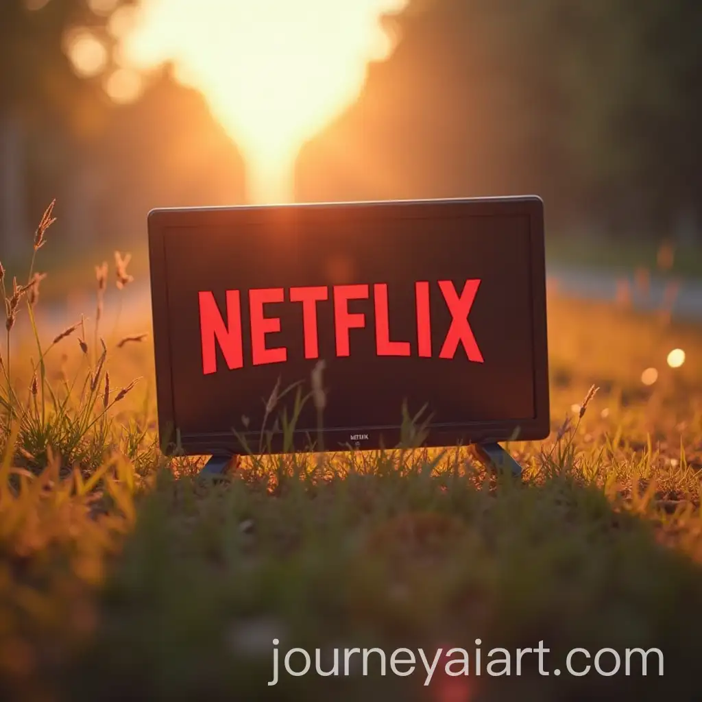 Bright-Sunny-Background-with-Netflix-Sign