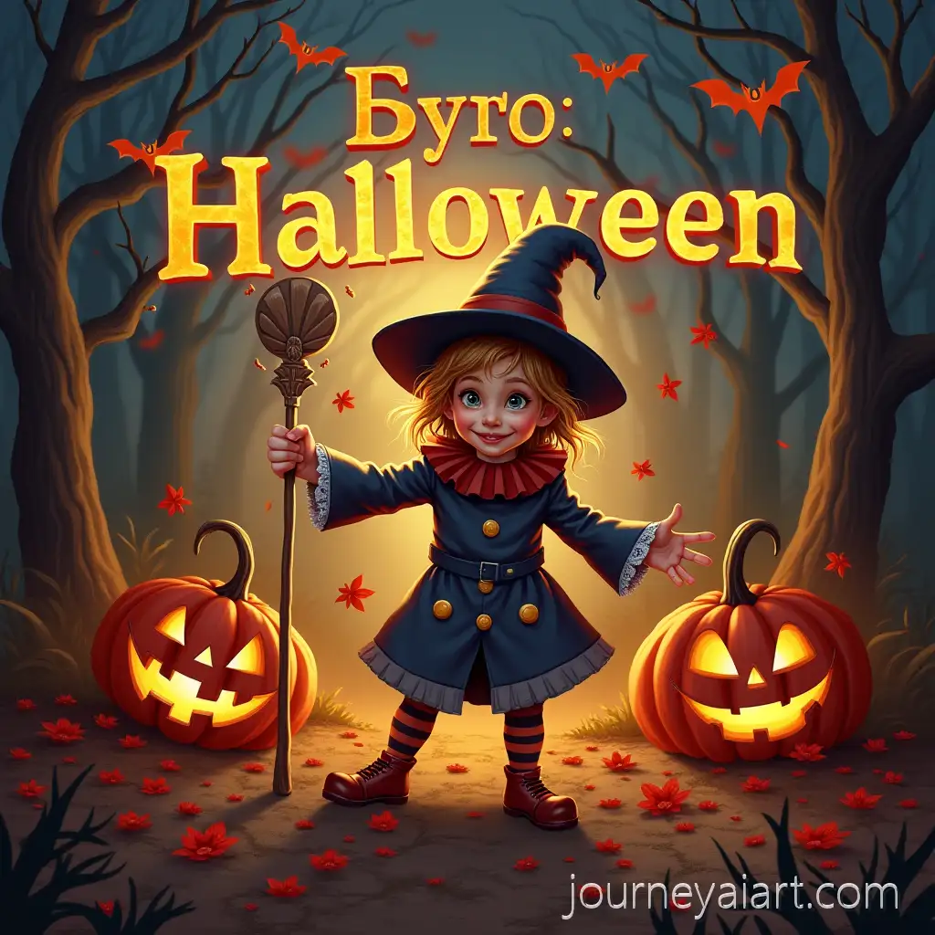 HalloweenThemed-Circus-Scene-for-Children-with-Ukrainian-Text