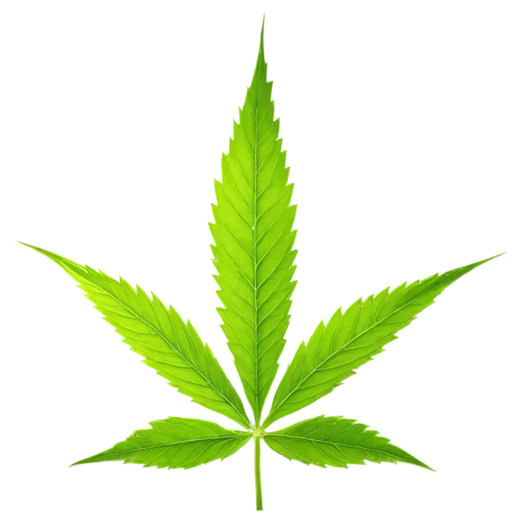 Vibrant-Marijuana-Leaf-PNG-Illuminated-by-Sunlight-for-Clarity-and-Quality