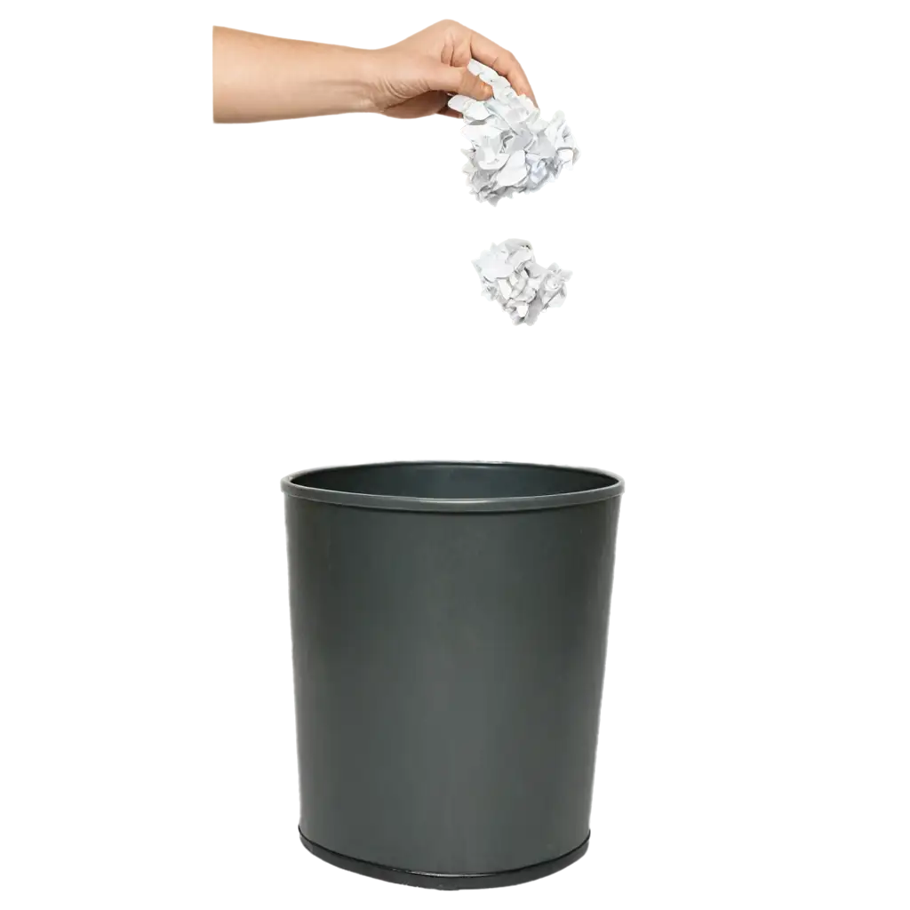 Create-a-Crumbled-Paper-Being-Thrown-into-a-Trash-Can-PNG-Image-for-Enhanced-Clarity-and-Quality