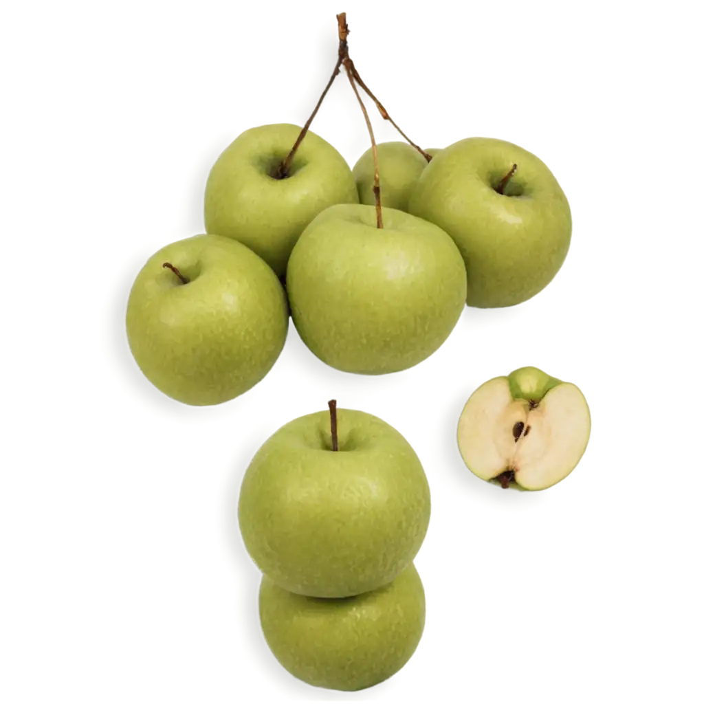 Fresh-Manzanas-PNG-Image-HighQuality-Apple-Design-for-Diverse-Uses