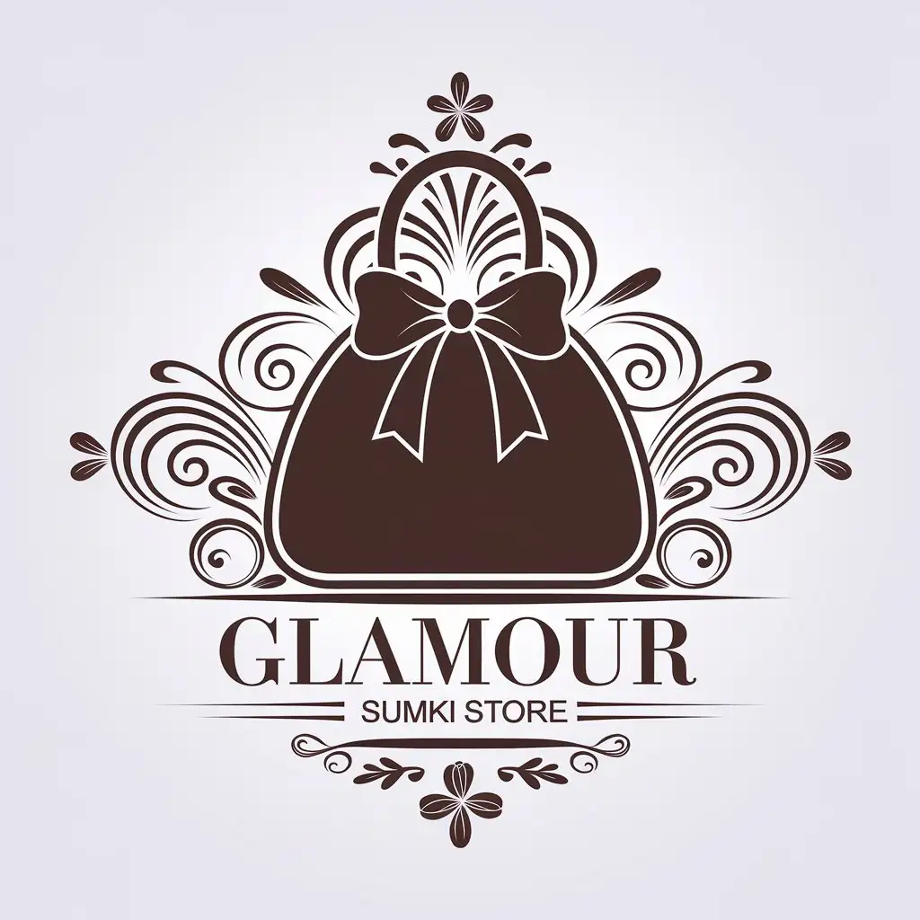 LOGO-Design-for-Glamour-Sumki-Store-Bags-Theme-with-Modern-Vector-Style