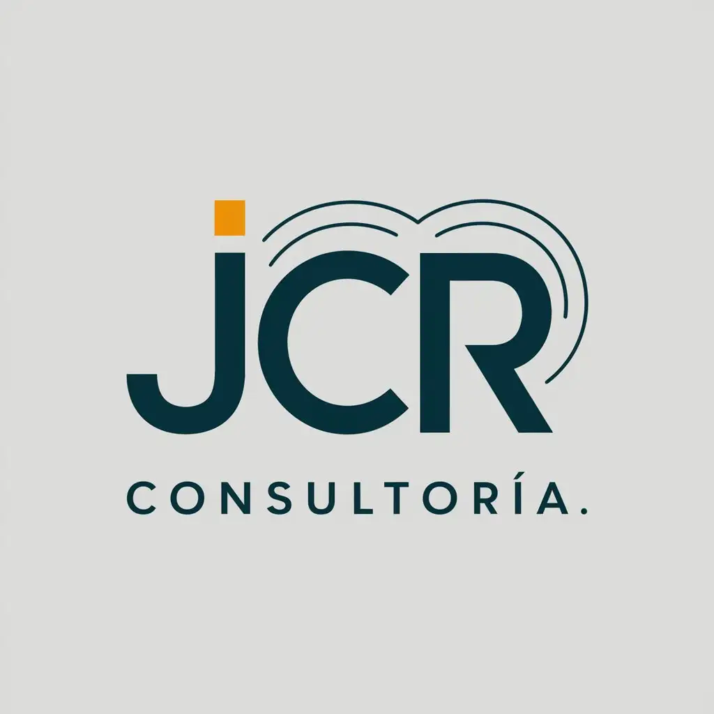 Logo Design for JCR Consultoria Technology Symbol in Minimalistic Style