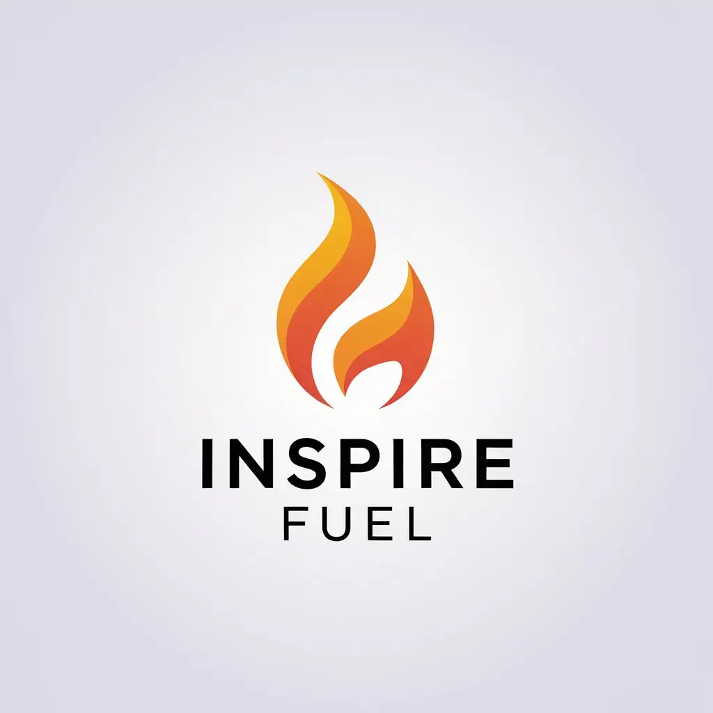 LOGO Design For Inspire Fuel Motivational Minimalistic Vector Logo