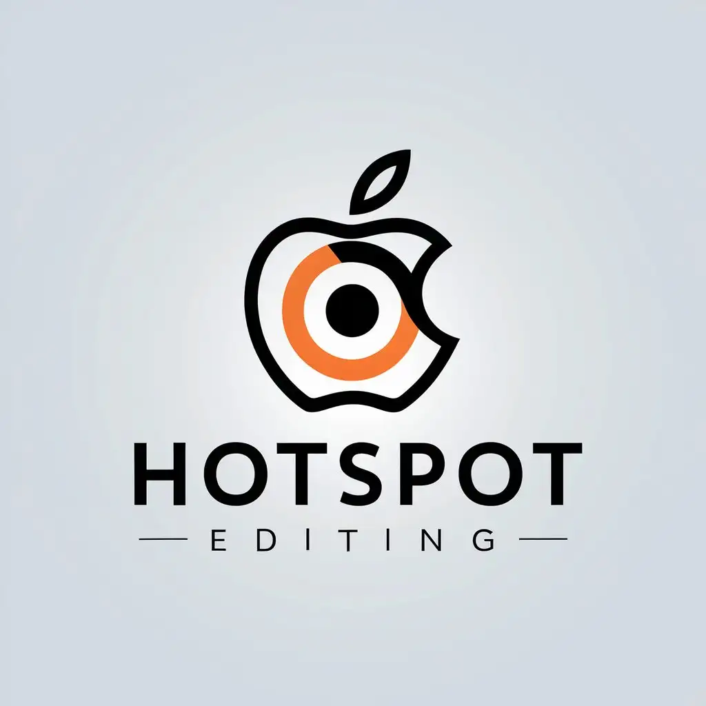 LOGO-Design-For-Hotspot-Editing-Apple-Symbol-in-Vector-Art