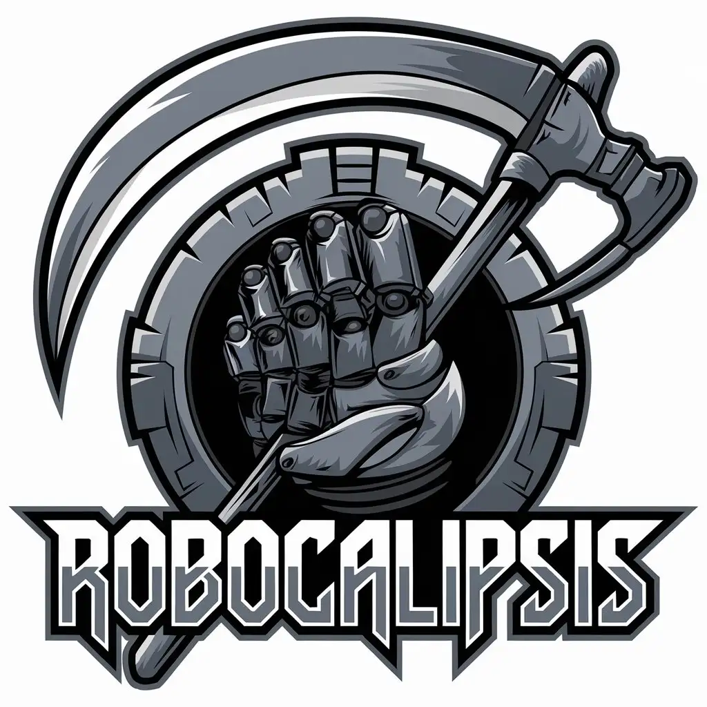 LOGO-Design-for-ROBOCALIPSIS-Futuristic-Robotic-Letters-in-Metallic-Cybernetic-Style