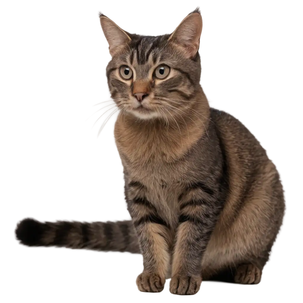 HighQuality-PNG-Image-of-a-Cat-Looking-Straight-Ahead-on-Top-of-Something