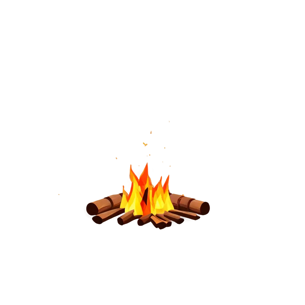 Stunning-Low-Poly-Campfire-PNG-for-Enhanced-Visual-Appeal-and-Versatility