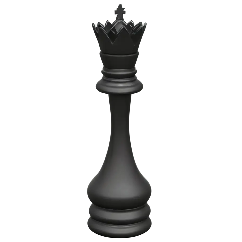 Black-Chess-King-Piece-PNG-HighQuality-Transparent-Image-for-Versatile-Usage