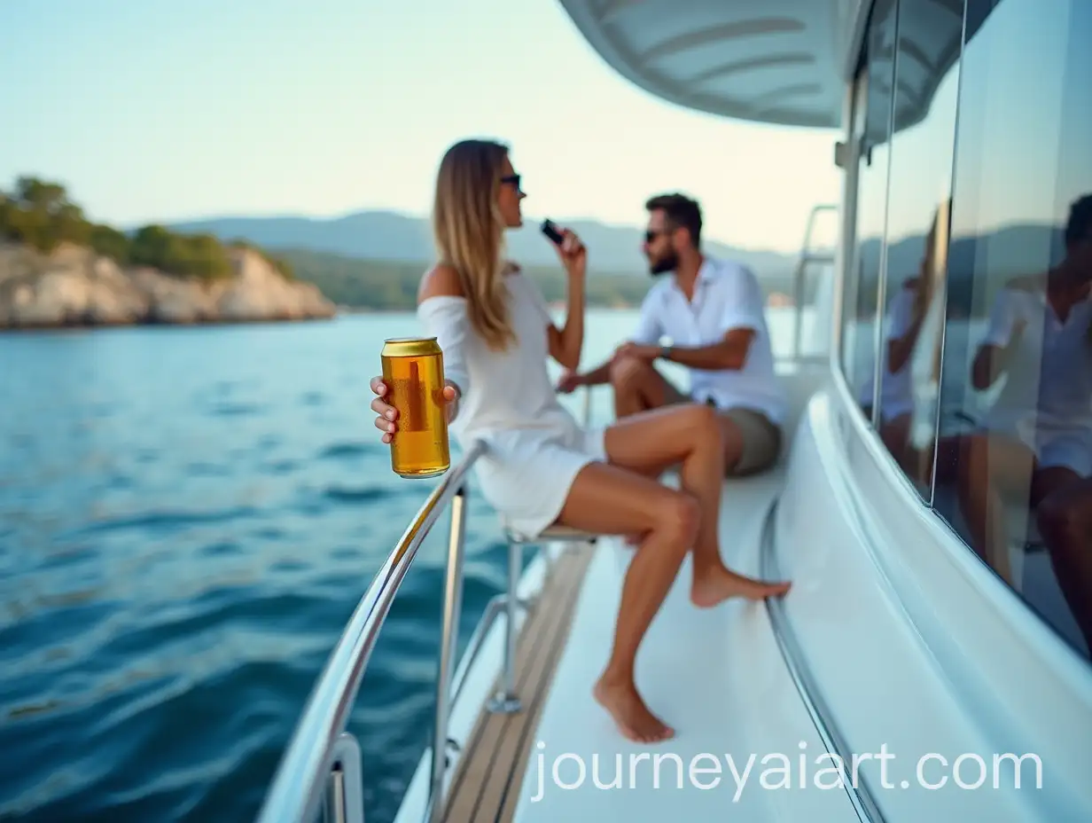 Elite-People-in-English-Style-on-Yachts-with-Iron-Can-Beer-in-Lifestyle-Setting