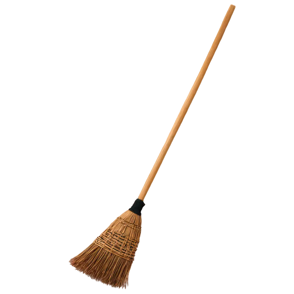 Small-Rattan-Broom-Cartoon-PNG-Perfect-for-Creative-Designs-and-Illustrations