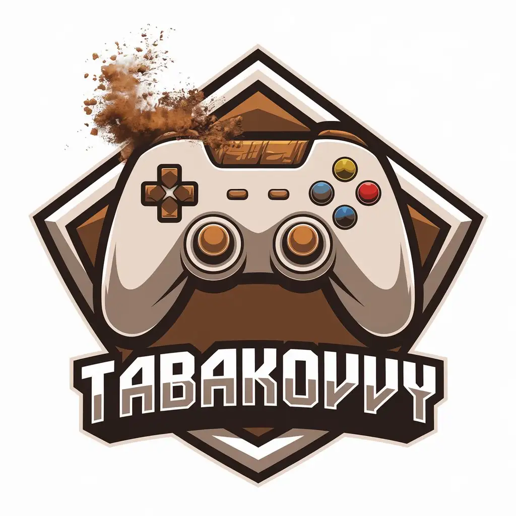 LOGO Design for Tabakovvy Gameplay Controller with Tobacco Dust in Entertainment Industry