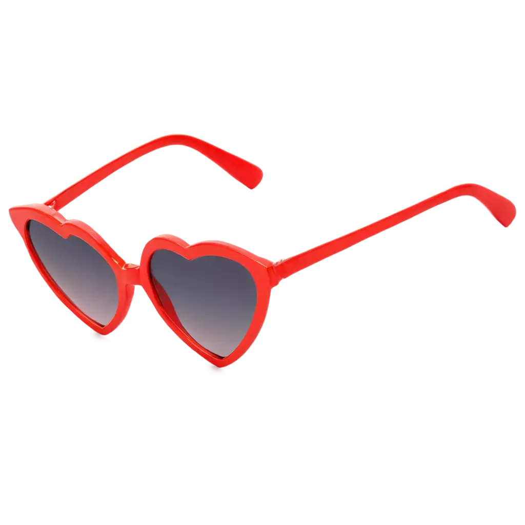 HeartShaped-Red-Sunglasses-PNG-Image-for-Stylish-and-Trendy-Visuals