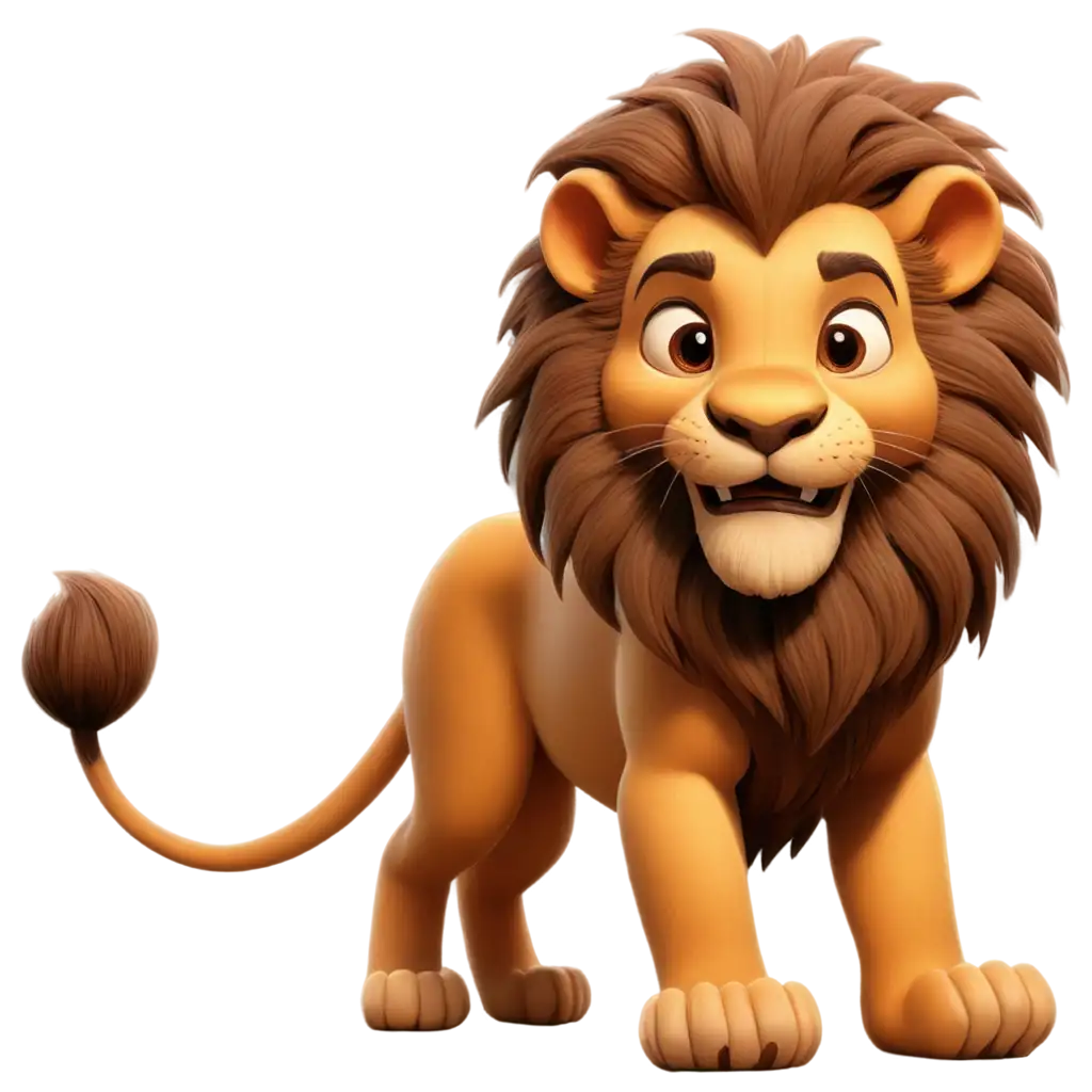 HighQuality-Cartoon-Lion-PNG-Image-for-Versatile-Digital-Use