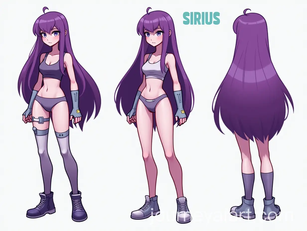 Female-Video-Game-Character-Sirius-with-Purple-Hair-in-Space-Art-Style