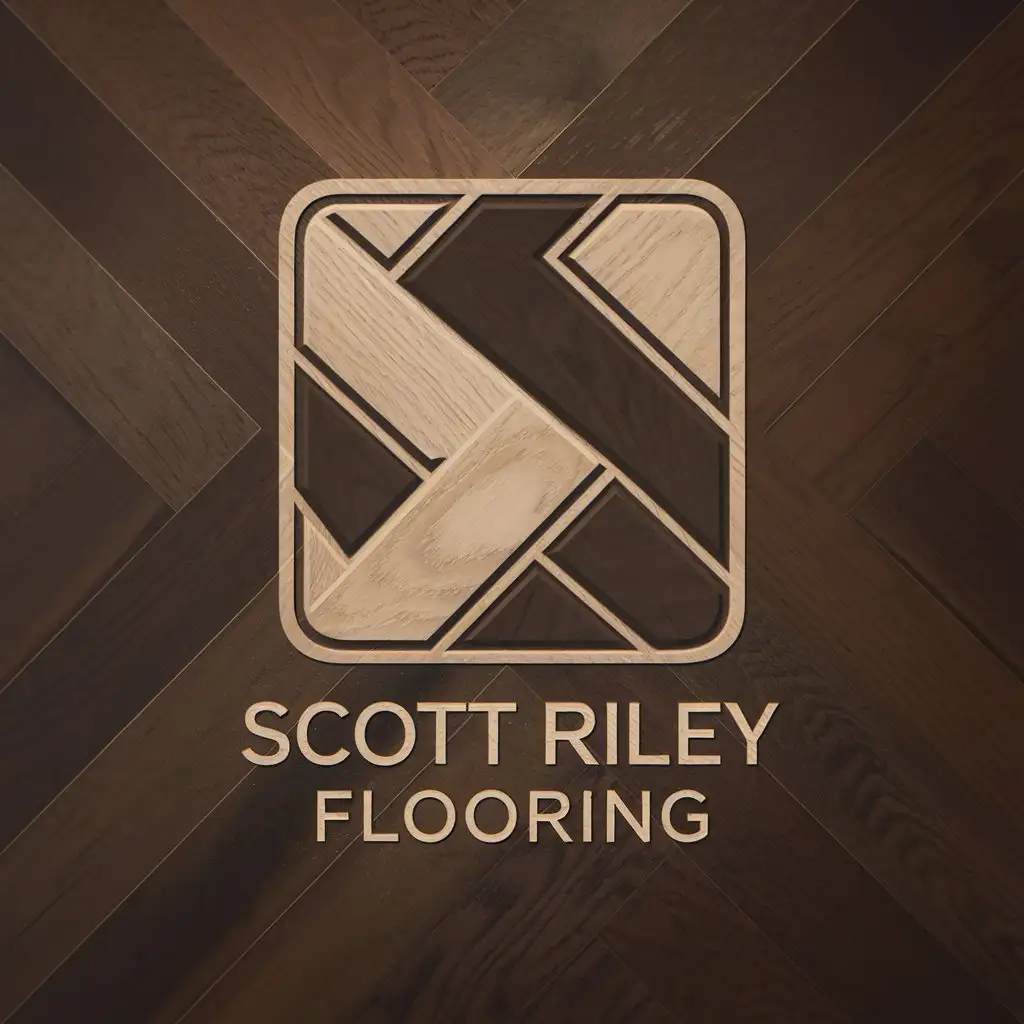 LOGO Design For Scott Riley Flooring Professional and Inviting Vector Logo Design