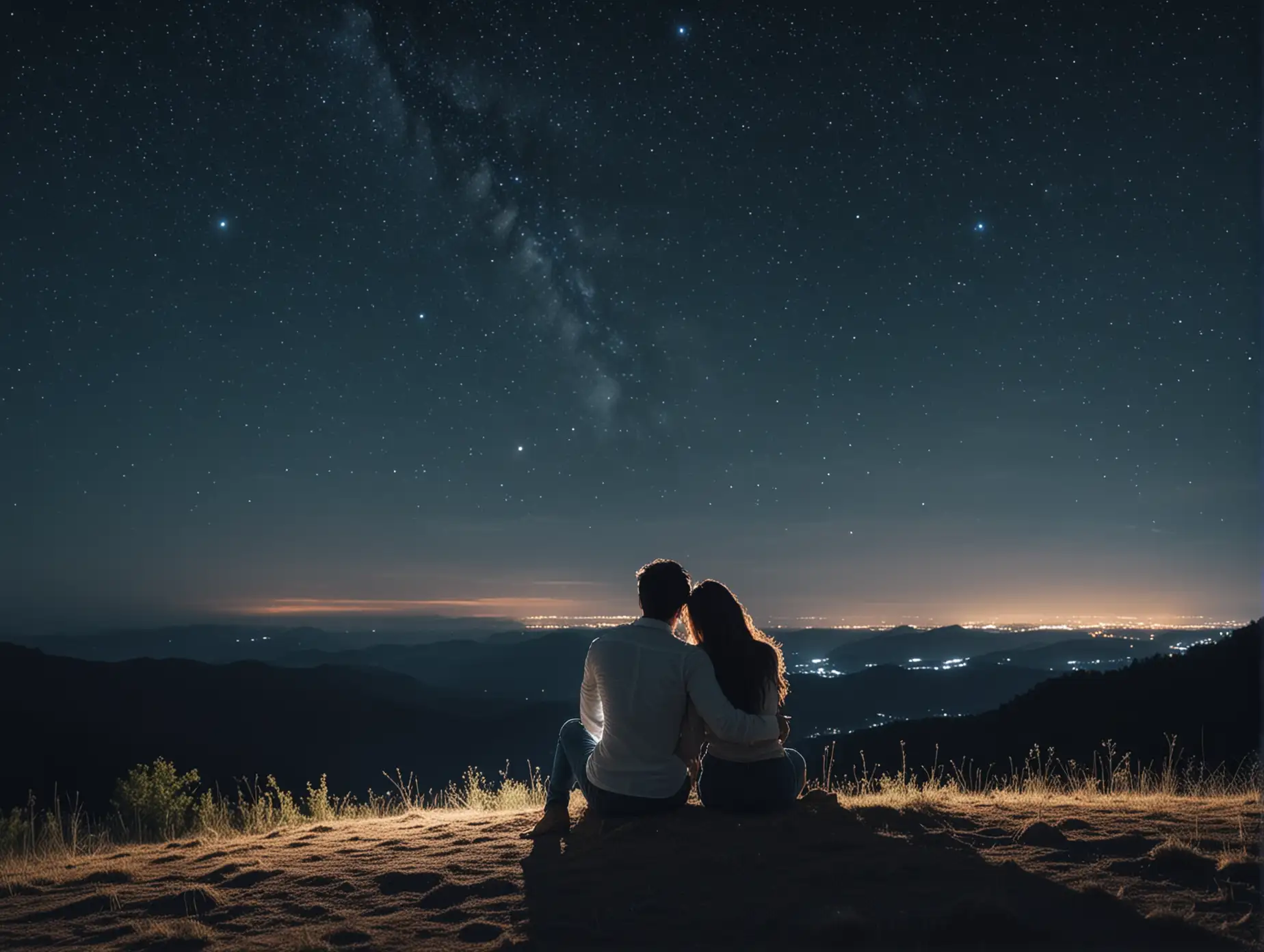 Couple-Embracing-Under-Starry-Sky