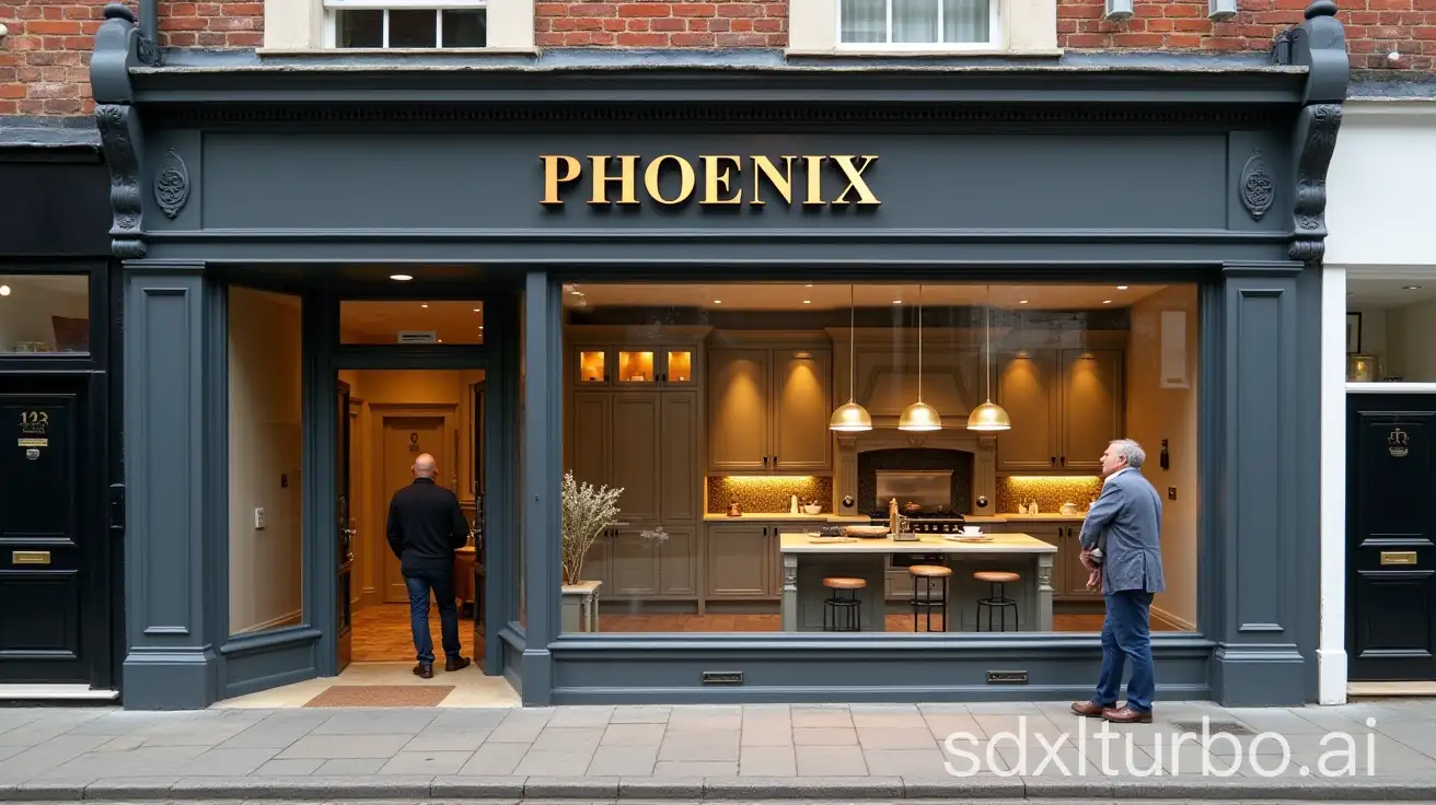 Luxury-Kitchen-Showroom-on-UK-High-Street-with-Traditional-and-Modern-Designs