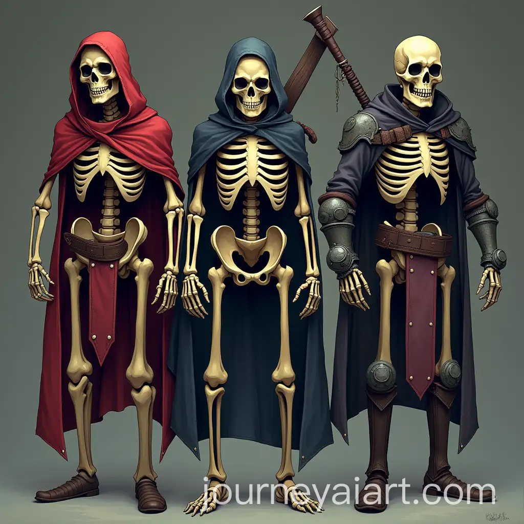 Skeleton-RPG-Characters-in-Steampunk-and-Dark-Fantasy-Style